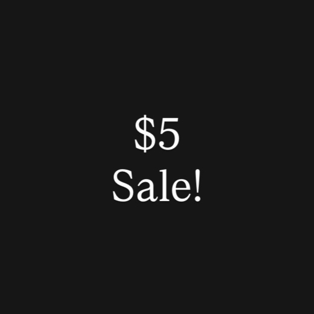 $5 sale!
